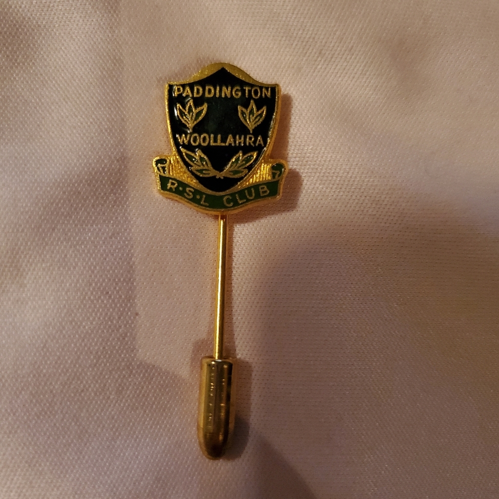 Vintage Pin From Australia Club